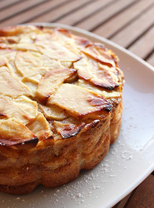 Gâteau aux pommes très fondant